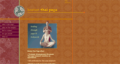 Desktop Screenshot of bostonthaiyoga.com